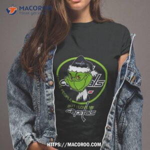 santa grinch i hate people but i love my washington capitals t shirt tshirt 2