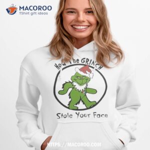Santa Grinch Merry Christmas How The Grinch Stole Your Face 2023 Shirt