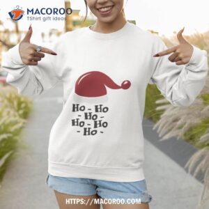 santa hat hohoho cute shirt sweatshirt