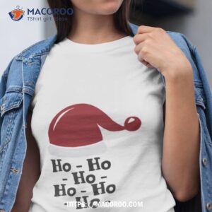 Santa Hat Hohoho Cute Shirt