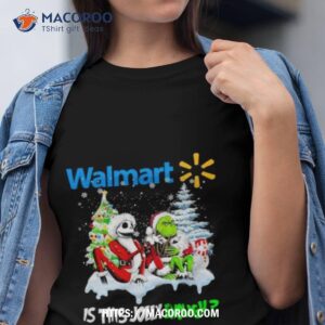 Santa Jack Skellington And Grinch Walmart Is This Jolly Enough Sweater