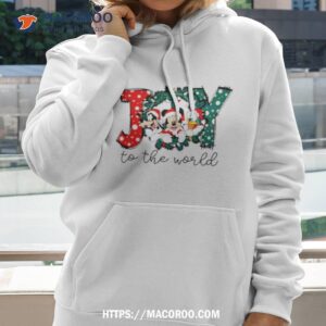 Santa Mickey Joy To The World Shirt