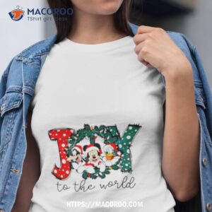 Santa Mickey Joy To The World Shirt