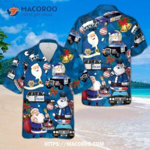 Santa Police Christmas Hawaiian Shirt