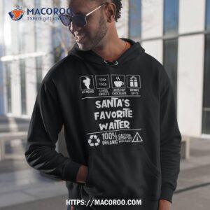 Santa’s Favorite Waiter Christmas Ho Ho Shirt
