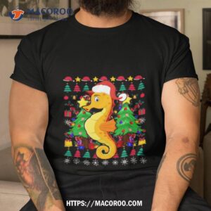 Santa Seahorse Christmas Shirt