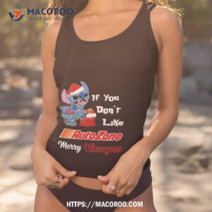 Santa Stitch Cute If You Don’t Like Auto Zone Merry Kissmyass Shirt