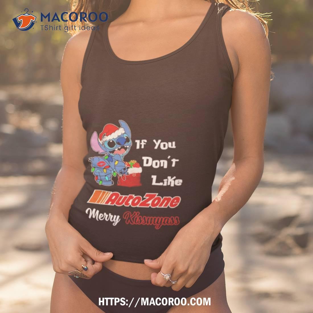 Santa Stitch Cute If You Don’t Like Auto Zone Merry Kissmyass Shirt Santa Stitch Cute If You Don’t Like Auto Zone Merry Kissmyass Shirt