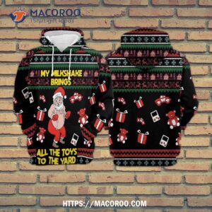 My Milkshake Brings All The Hoes To The Yard  All Over Print 3D Hoodie