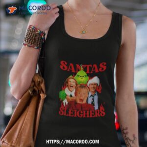 santas sleighers christmas rock tour shirt for gift tank top 4