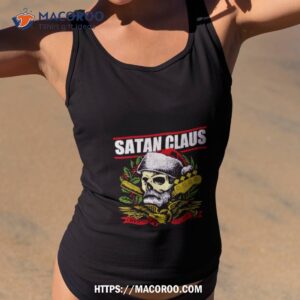 Satan Claus Rock Xmas Skull Shirt 1 satan claus rock xmas skull shirt tank top 2