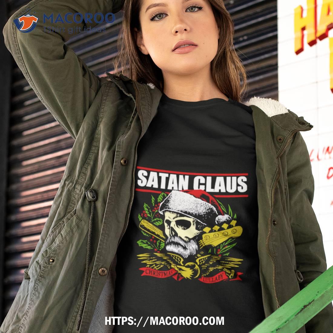Satan Claus Rock Xmas Skull Shirt Satan Claus Rock Xmas Skull Shirt