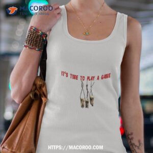 saw x 2023 teeth sticker it s time to play a game t shirt tank top 4