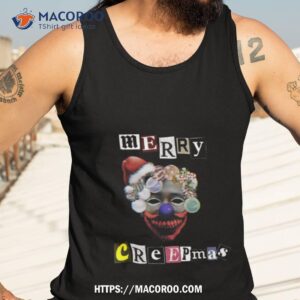 scarry santa clown merry creepmas shirt tank top 3