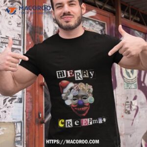 Scarry Santa Clown Merry Creepmas Shirt