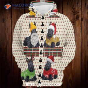 scottish terrier gosblue 3d sublimation pullover sweatshirt unisex hoodies christmas graphic 0