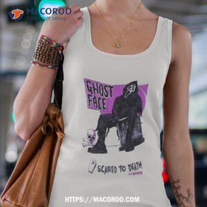 Scream Ghost Face Scared To Death T Shirt