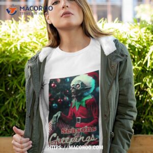 Seasons Creepings Christmas Zombie Elf Shirt
