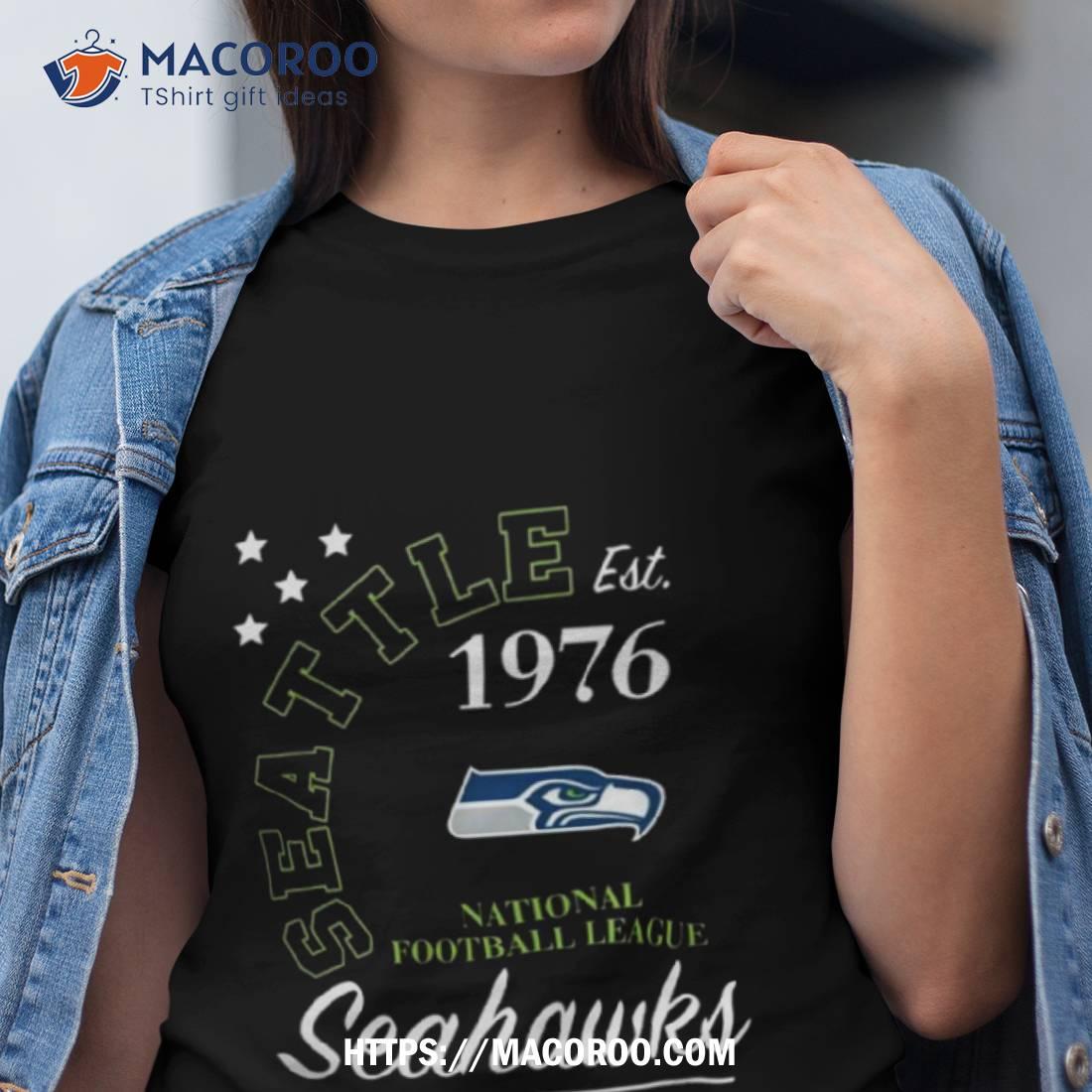 1976 Seattle Seahawks Art T-Shirt