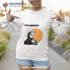 serge gainsbourg portrait graphic shirt sweatshirt