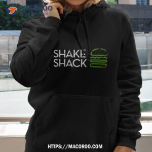 shake shack design green logo shirt hoodie