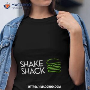 shake shack design green logo shirt tshirt