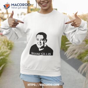 shane gillis black and white shirt sweatshirt 1