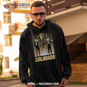Shedeur Sanders And Shilo Sanders Colorado Sanders Skyline Shirt
