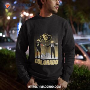 shedeur sanders and shilo sanders colorado sanders skyline shirt sweatshirt