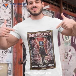 Shinedown Mgm Las Vegas Nv 10 13 230 Poster Shirt