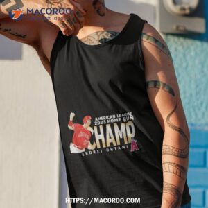 shohei otani american league 2023 home run champion shirt tank top 1