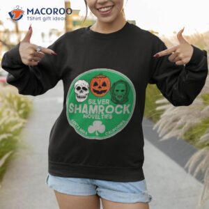 silver shamrock masks shirt sweatshirt