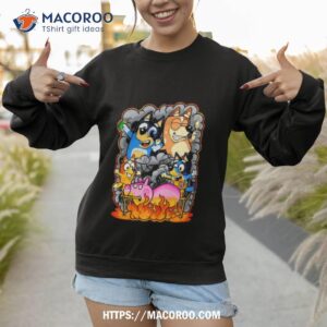 simon luxton bluey bbq peppa pig shirt sweatshirt