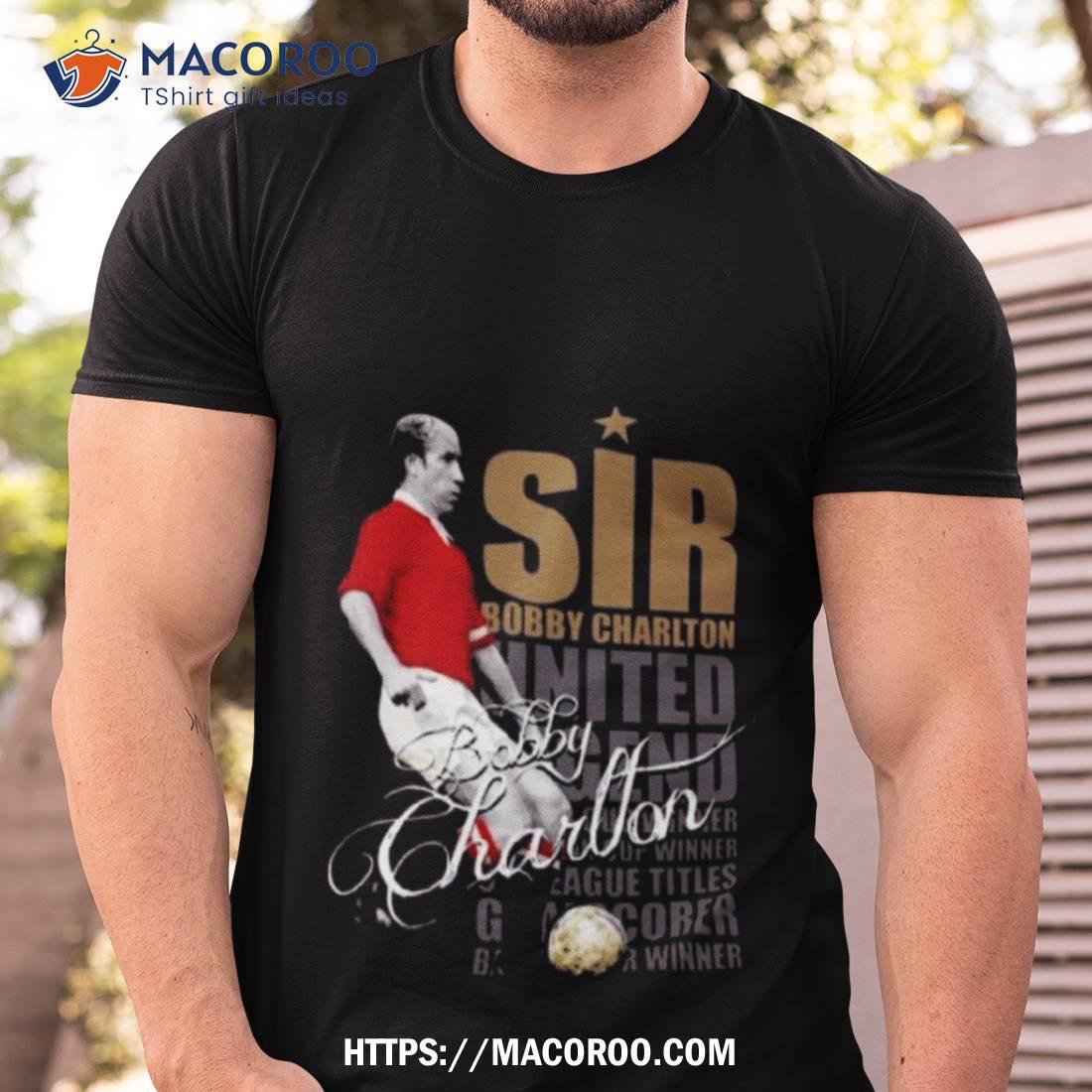 Sir Bobby Charlton United Legends T Shirt Sir Bobby Charlton United Legends T Shirt