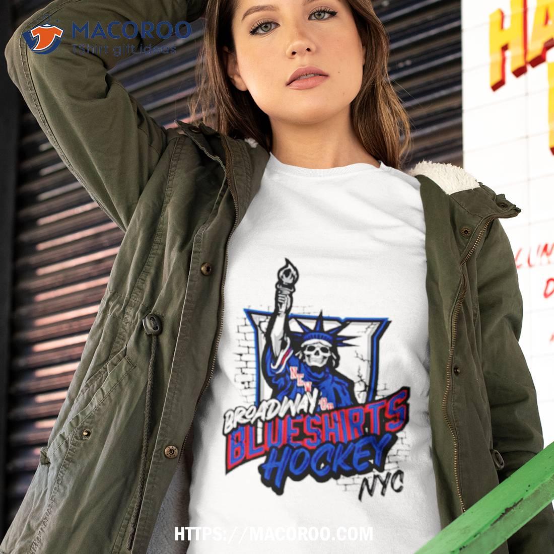 Skeleton Liberty Broadway Blueshirts Hockey Nyc Shirt Skeleton Liberty Broadway Blueshirts Hockey Nyc Shirt