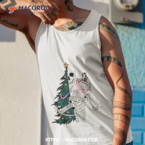 skeleton sorta merry sorta scary dead inside shirt tank top 1