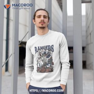 skeleton texas ranger 2023 world series baseball shirt sweatshirt 1
