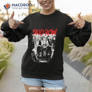 skid row american black shirt sweatshirt