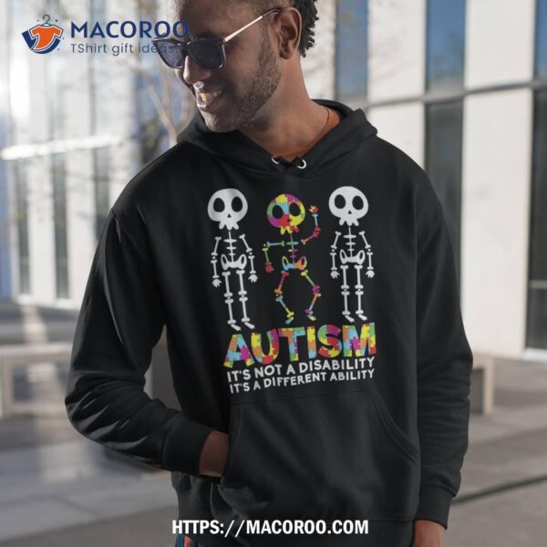 Skull Dance Autism Awareness Tee Mom Dad Kids Shirt