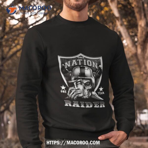 Skull One Nation One Team Las Vegas Raiders Logo 2023 Shirt