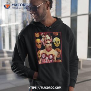 Skull Pattern Yvie Oddly Muscle And Bones Shirt