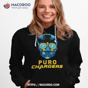skull puro chargers shirt hoodie 1