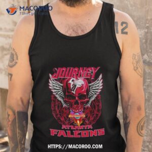 Skull Wings Journey Atlanta Falcons T Shirt 2 skull wings journey atlanta falcons t shirt tank top
