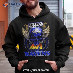 Skull Wings Kis Baltimore Ravens T Shirt