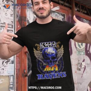 Skull Wings Kis Baltimore Ravens T Shirt