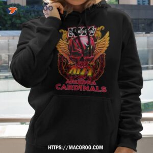 Skull Wings Kiss Arizona Cardinals T Shirt