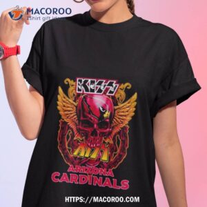 Skull Wings Kiss Arizona Cardinals T Shirt