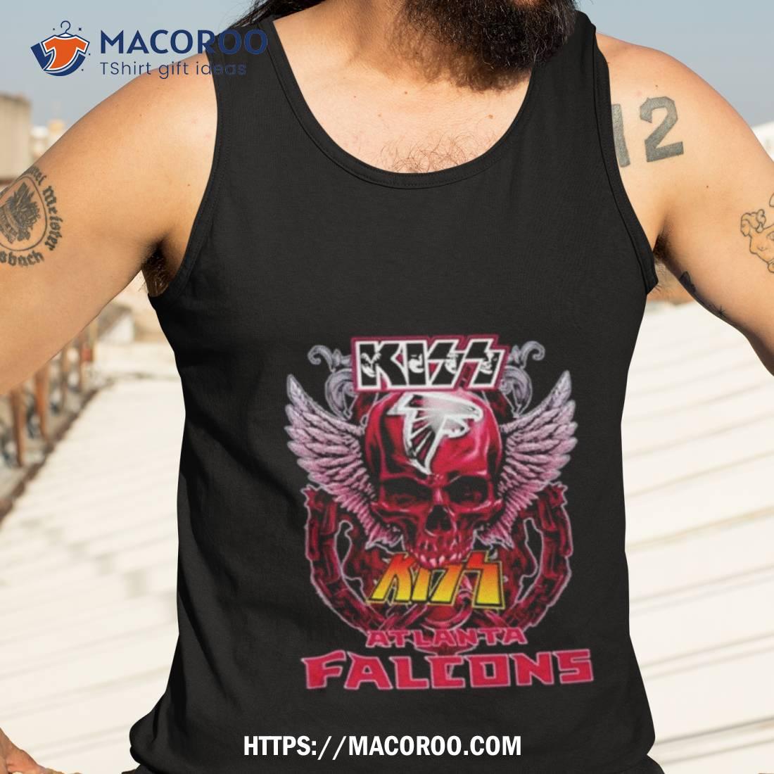 Skull Wings Kiss Atlanta Falcons Shirt Skull Wings Kiss Atlanta Falcons Shirt