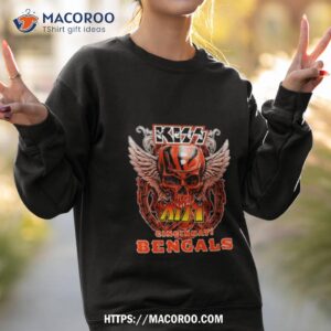 skull wings kiss cincinnati bengals t shirt sweatshirt 2