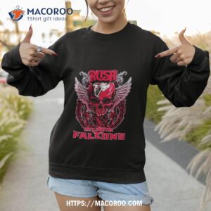 skull wings rush atlanta falcons t shirt sweatshirt